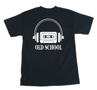 T Shirt Old School batman superman bud 13 12 terrence retro walkman emo fun oi