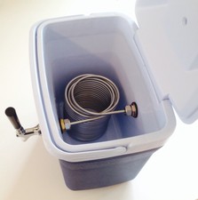 Portable Kegerator Beer Jockey Box keg Single Faucet Draw Box 50ft Coil