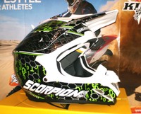 SCORPION EXO VX-15 MATRONX Pumpsystem Cross Enduro Helm Kawasaki KX-F NEU Yamaha