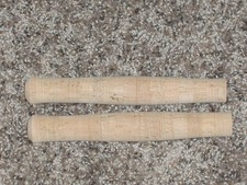 2 Rod Building Wrapping Western style fly cork handles 7" long 5/16" Id Nice