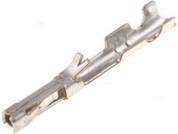 50 Stück Crimpkontakte für Pinheader mit Rastnase 2,54mm Raster Buchse NCDG-T