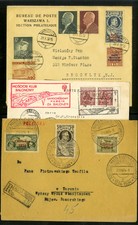 Poland 3 Early Registered and Express Covers Vf Rare Vintage