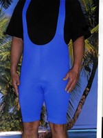  Radsport Trägerhose Fahrradhose Radhose blau Gr. M NEU