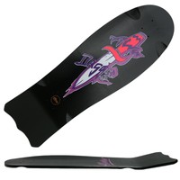 Alva  DAGGER BLACK RE-ISSUE Skateboard Deck 10.0" x 31.5" (Oldschool/Pool/Vert)