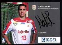 Jure Natek Autogrammkarte SC Magdeburg Original Signiert + A 103358