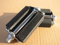 Blockpedale ohne Reflektor, mit feinem Profil 9/16