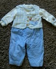 Baby Boys Vintage 2pc Novelty Romper Set EVC Size 6-9mos 