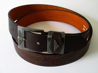 Gürtel, Herrengürtel, Ledergürtel, Herren Leder Gürtel braun Neu