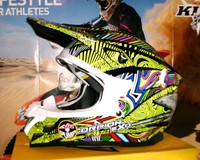 SCORPION EXO VX-15 Vector Pumpsystem MX Enduro Helm Kawasaki KX-F NEU Neon Grün