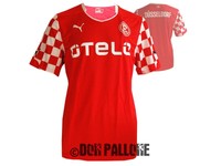 Puma Fortuna Düsseldorf Home Jersey F95 Heim Fan Trikot rot weiß Gr. M - 3XL