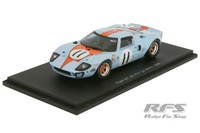 1:43 Ford GT 40 Mk I - Brian Muir / Jackie Oliver - 24h Le Mans 1968 Spark 4070