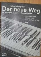 Notenheft Der neue Weg H.Schüngeler Etüdenschule Klavier Gebraucht-Zustand Band3