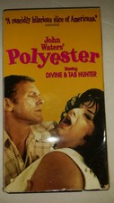 John Waters' Polyester VHS Divine & Tab Hunter,rare oops new line cinema