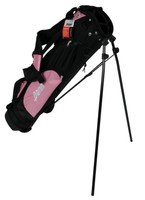 schwarz PINK PENN 6,5" Golfbag 4 Fächer Golftasche Golf Bag Damen ROSA 25680