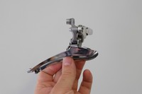 vintage rennrad umwerfer shimano dura ace FD-7400 front derailleur schelle 