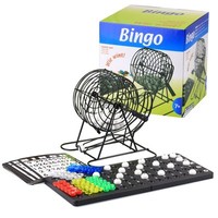 Bingo Spiel Set Metall Bingotrommel Bingo-Mühle Lotto-Trommel Tombola Auslosung