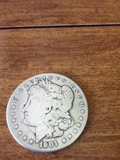 1901-O Morgan Silver Dollar Circulated Nice