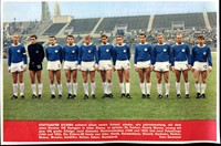 Stuttgarter Kickers--Mannschaftsfoto--Fussball--Zeitungsausschnitt von 1967-rot-