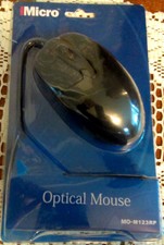 Micro Optical Mouse Mo-M123Rp : Interface Ps/2 New In Original Packaging