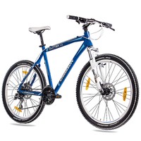 26" Zoll MTB MOUNTAINBIKE FAHRRAD CHRISSON CUTTER ALU mit 24G ACERA 53cm blau