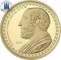 Griechenland 200 Euro Gold 2013 PP Goldmünze Hippokrates von Kos