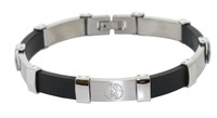 FC Schalke 04 Edelstahl Kautschuk Armband S04 26837 69400048