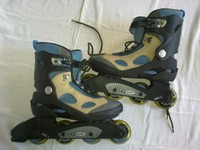 Inliner Gr. 40  = VB =  Beige/Blau/Schwarz, NEUwertig = 1x kurz benutzt