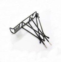 Alu Fahrrad Gepäckträger mit Federklappe 24"-28" Schwarz Stabil NEU  