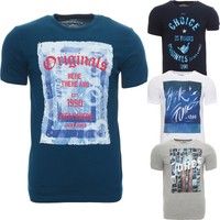 JACK & JONES T-SHIRT JORFOUR TEE RUNDHALS, 4 FARBEN, S, M, L, XL, XXL