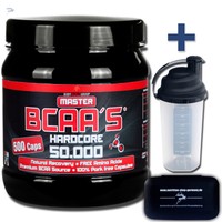 BCAA 50.000 - 500 Kapseln Aminosäuren Muskelaufbau Amino 64,37€/kg +Bonus