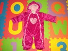 Lullababy Newborn Infant Baby Girl PINK LOVE 0-3 months Bunting Winter Snow Suit