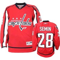 NHL Washington Hauptstädte Alexander Semin Premier Eis Hockey Shirt Jersey