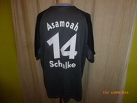 FC Schalke 04 Adidas Ausweich Trikot 2001/02 "Victoria" + Nr.14 Asamoah Gr.XL