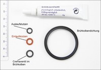 Wartungsset / Dichtungen für Brüheinheit der Melitta Caffeo mit Einbauanleitung