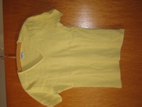 Rippenshirt gelb Gr.L von l`artiste