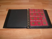 Schwarzes SAFE Coin Münzalben mit 8 Seiten mit allen Inletts Ohne Münzen