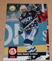 DEL Playercard * Rick Amann * Düsseldorfer EG * Saison 1995-96
