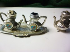 New listing
Silverplated S & P Souveniors w/Tray - 2 for Ohio, 1 for Texas