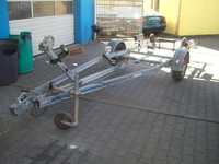Bootstrailer Marke Techau, BJ 1991, zul. Gesamtgew. 850 kg, TÜV bis Dez. 2017
