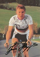 Jens Heppner    Team Telekom  Radsport  Karte mit Unterschrift - 223684