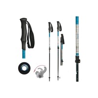 Original komperdell Carbon Approach Vario 3, faltbare Trekkingstöcke, 1 Paar