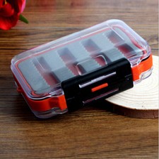 Waterproof Storage Double Side Plastic Fly Fishing Box Bait Hook Foam