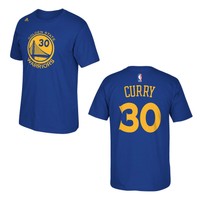 NBA Trikot/T-Shirt Name&Number GOLDEN STATE WARRIORS Stephen Curry #30 blau