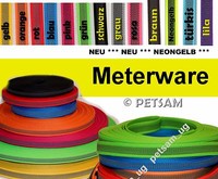 METERWARE gummierte Leine gummiert für Sportleine Longe Langzügel Schleppleine 