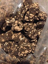 Cork Rings 12 Dark Mix Burl - 1 1/4 X 1/2 X 1/4 " Bore