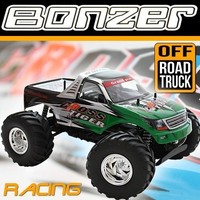 2.4 GHz HBX MONSTERTRUCK 4WD BONZER CROSS TIGER TRUCK *ALL INCLUSIVE* AU1 GRÜN