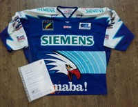 Game worn Adler Mannheim Christoph Ullmann