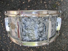 Vintage Tama Rockstar 14 x 6 Snare  Drum JAPAN ! RARE Black Marine Pearl Shell !