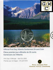 2005 First Day Strike Alberta Centennial 25ct P (11653)