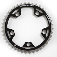 GEBHARDT Kettenblatt Classic Alu schwarz | Lochkreisdurchmesser 110mm | 33 - 53T